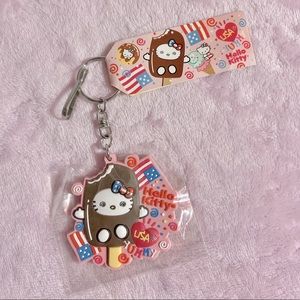 Sanrio 2013 Hello Kitty USA Ice Cream Bar Keychain